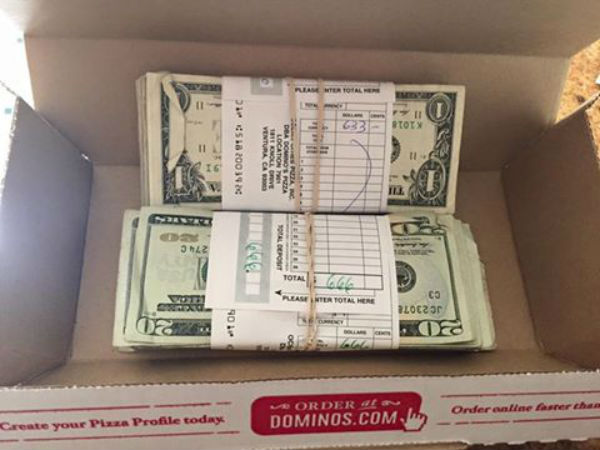 Woman Who Returned $5,000 She Found in Domino’s Box Now Gets Free Pizza Woman Who Returned $5,000 She Found in Domino’s Box Now Gets Free Pizza