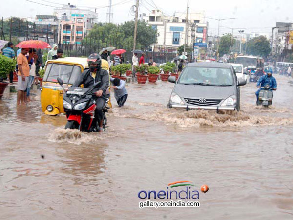 Rain damages thousands of cars