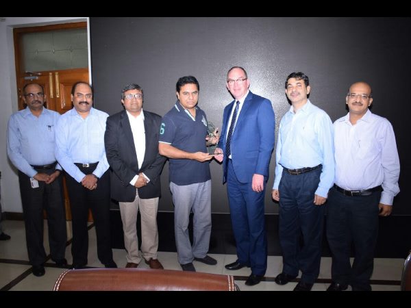 KTR gets Global Champion of Digital Literacy Award