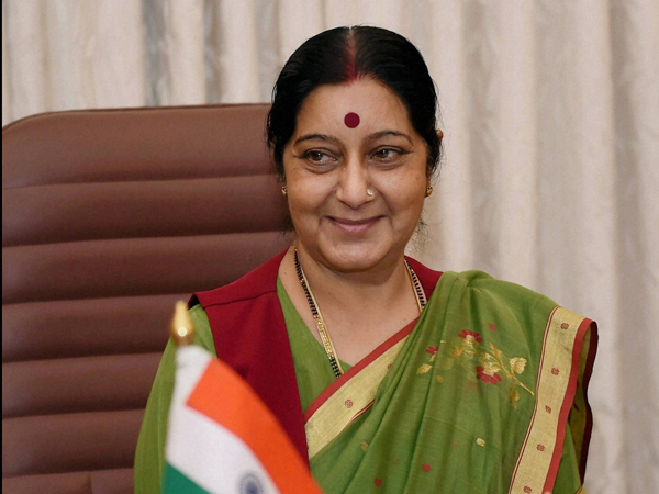 సుష్మా స్వరాజ్ కు ఆహ్వానం