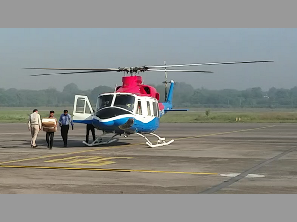 హెలికాప్టర్ ద్వారా హైదరాబాద్‌కు..