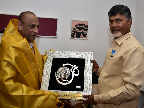  Chandrababu Naidu met ESL Narsimhan