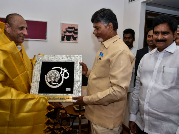  Chandrababu Naidu met ESL Narsimhan