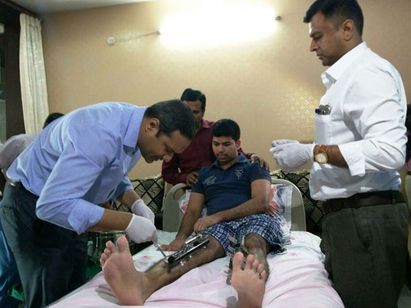 నిఖిల్‌కు ఇన్‌ఫెక్షన్ సోకలేదు..