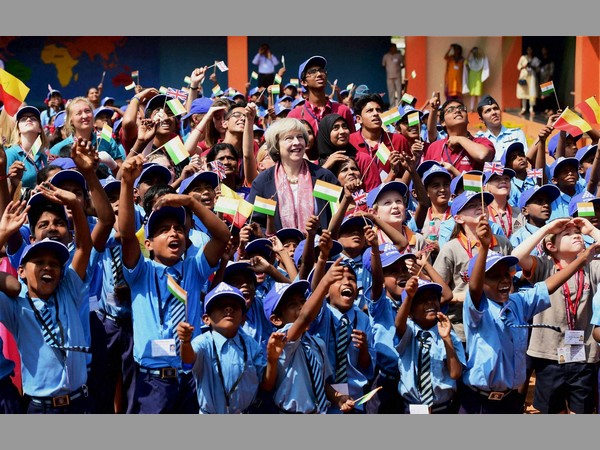 British Prime Minister Theresa May visited the Sri Someshwara Temple
