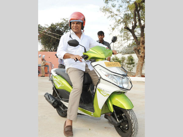 CM KCR Launches Uber Moto Two Wheeler Taxis at Pragati Bhavan