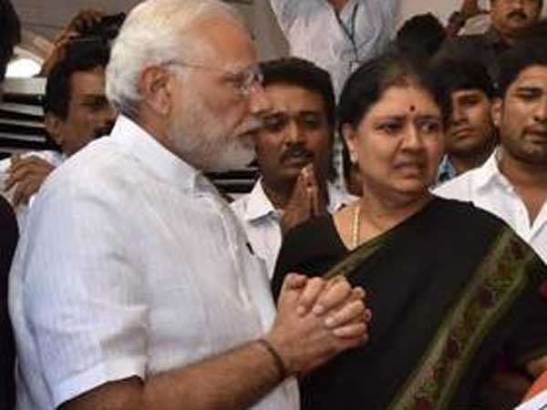 మోడీపై ఆగ్రహంతో శశికళ ఇలా...