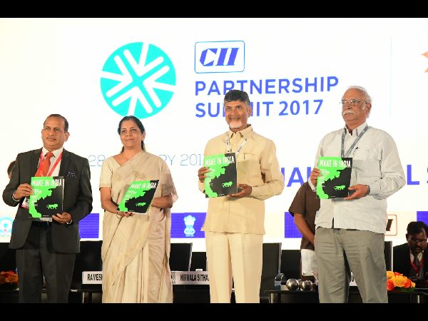 Chandrababu Naidu in CII summit