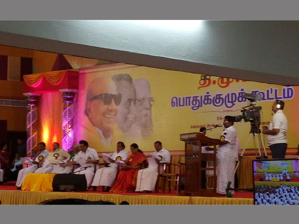 stalin elected as working president of dmk