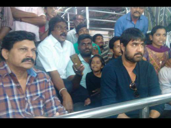 Actor Srikanth recently visited Pavagada Shani Temple in Karnataka