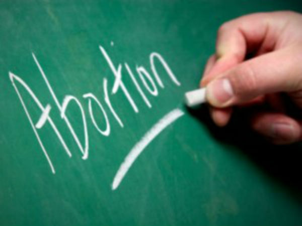 A man made his wife to be aborted six times in Peddapally district of Andhra Pradesh. A man made his wife to be aborted six times in Peddapally district of Andhra Pradesh.