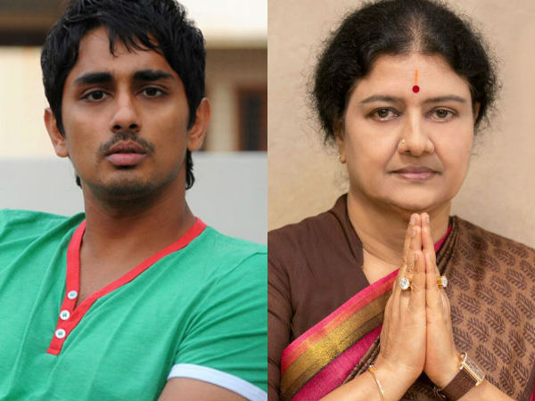 శశికళకు ల్యాప్‌టాప్ ఇవ్వాలన్న సిద్ధార్థ