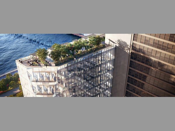 భవనం పైభాగంలో గార్డెన్ కూడా...