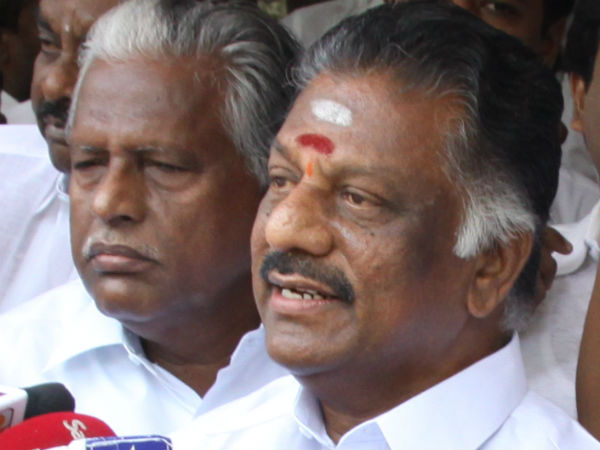 పుంజుకుంటున్న పన్నీర్ సెల్వం