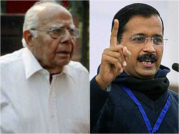 Ram Jethmalani offers to defend Arvind Kejriwal for 'free' Ram Jethmalani offers to defend Arvind Kejriwal for 'free'
