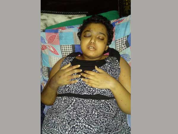 Cancer patient Sai Sri dies, Family protest at MLA's residence