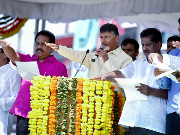 It's Un-Imagined Shock to Chandrababu Naidu: ‘Nava Nirmana Deeksha' Attar Flap with less number of people