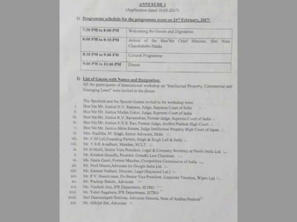 tdp govt spent Rs. 19lakhs for a dinner