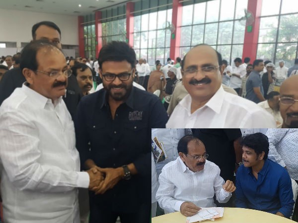 ప్రముఖుల పలకరింపు