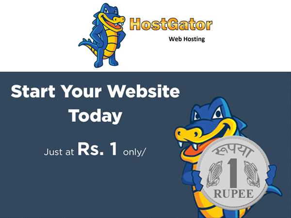 Hostgator Coupons: Start Your Website Today @ Re. 1* Hostgator Coupons: Start Your Website Today @ Re. 1*