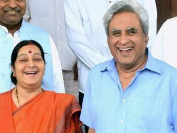 సుష్మా స్వరాజ్ భర్త సంచలనం: సుష్మా స్వరాజ్ భర్త సంచలనం: