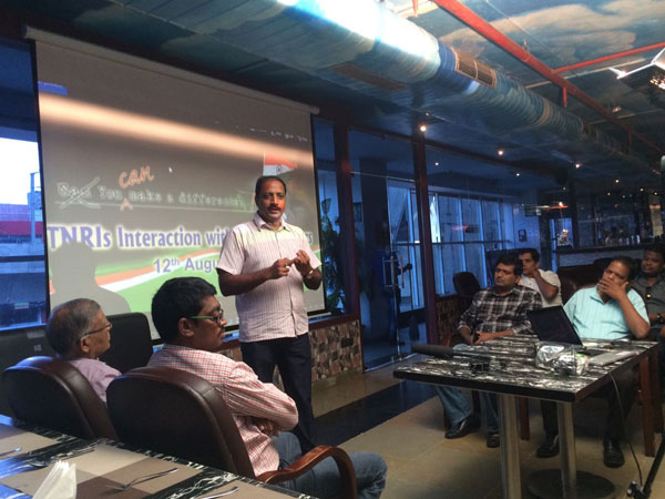 telangana nri's meeting with change leaders