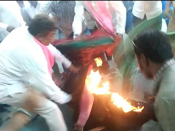 Trs leader Ayubkhan suicide attempt in Tandur