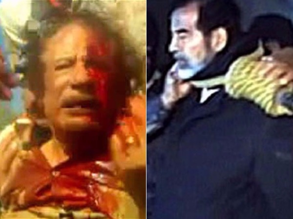 సద్దాం హుస్సేన్, గడాఫీలకు పట్టిన గతే: