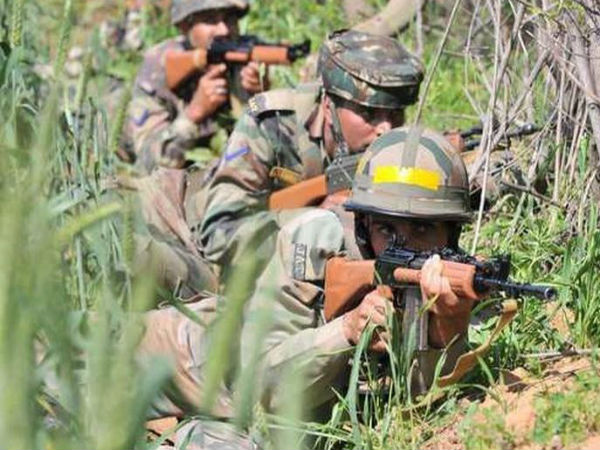 భారత సైన్యం ఎదురుకాల్పులు...