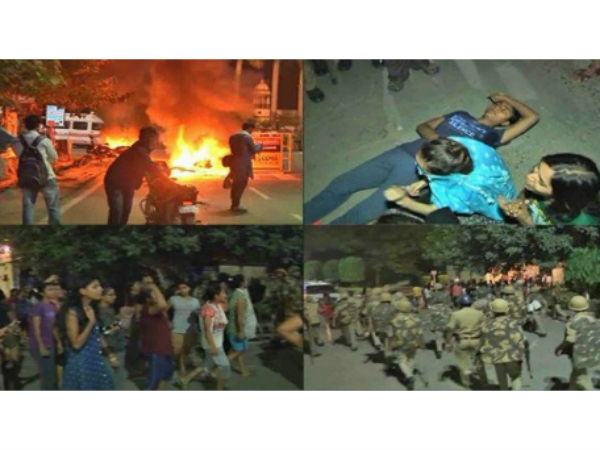 విద్యార్థి వర్గాల నడుమ ఘర్షణ..