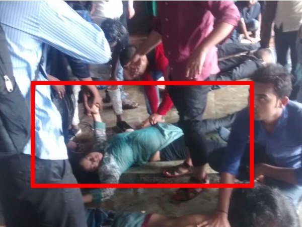 వర్షం కారణంగా భారీగా జనం