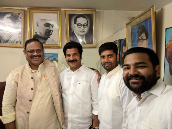 రేవంత్ రెడ్డి వెంట 