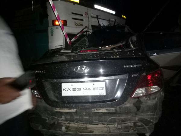 Four killed in road accident near Bidadi in Karnataka