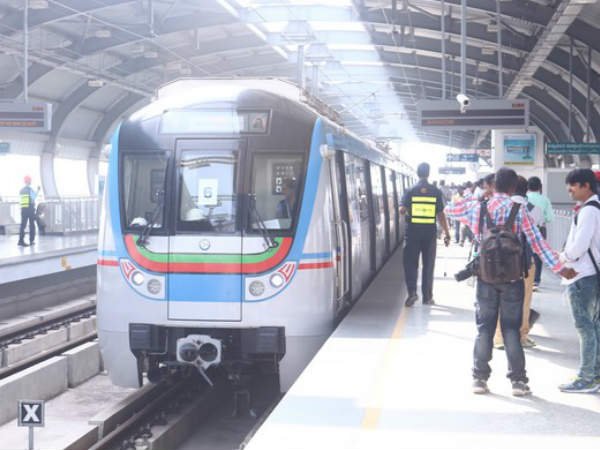 తెలుగు రాష్ట్రాల్లో తొలి మెట్రో తెలుగు రాష్ట్రాల్లో తొలి మెట్రో