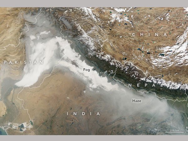 Delhi haze captured by NASA satellites