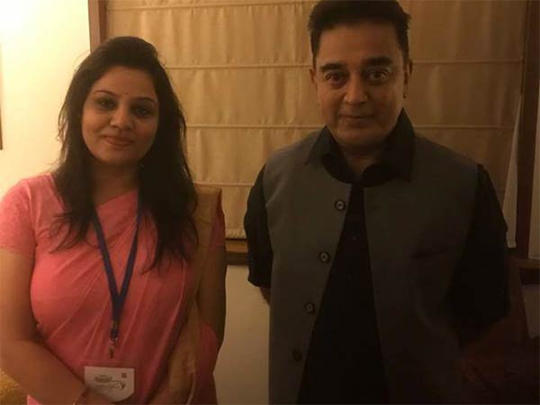 Karnataka woman IPS officer DIG Roopa meets actor Kamal Haasan Karnataka woman IPS officer DIG Roopa meets actor Kamal Haasan