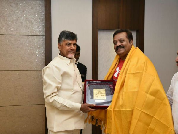 Suresh Gopi invites AP CM Chndrababu Naidu for Banana Fest Suresh Gopi invites AP CM Chndrababu Naidu for Banana Fest