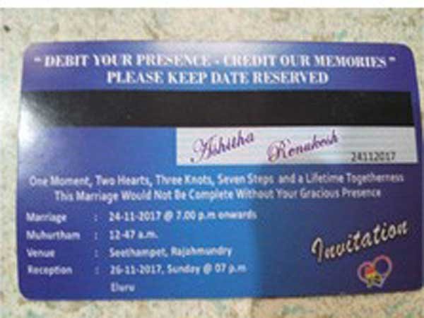 What an Idea! Wedding Invitation.. in a Different mode..