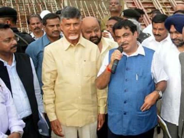 గడ్కరీకి చంద్రబాబు ఫోన్