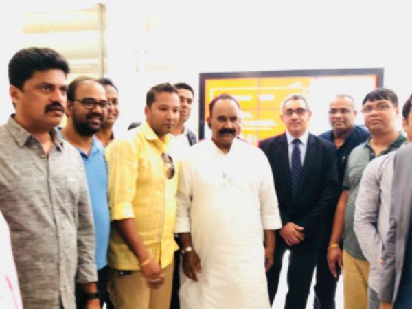 Nayini Narshimha Reddy get warm welcome in Australia