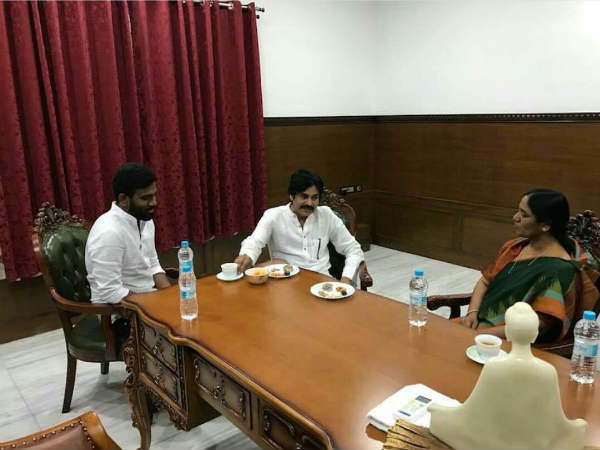 టీడీపీ నేతలతో పవన్ భేటీలు