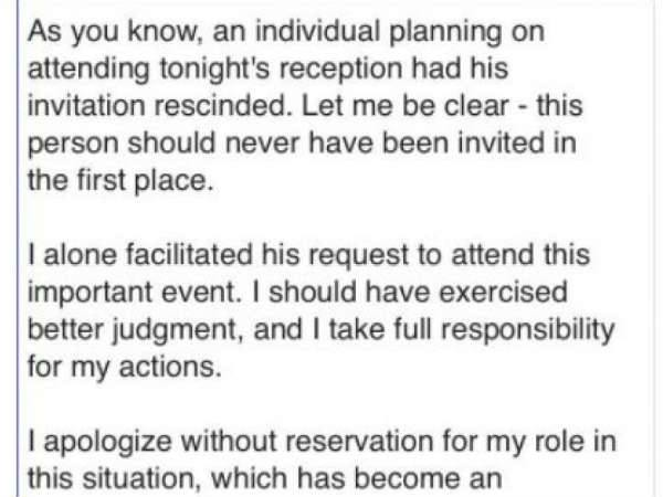 క్షమాపణ చెప్పిన కెనడా ఎంపీ...