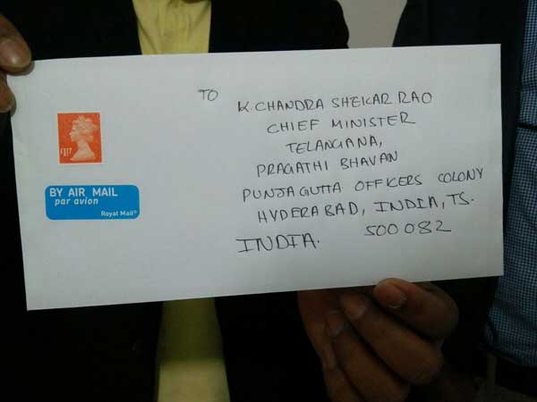 Kodandaram speaks with London NRI through video