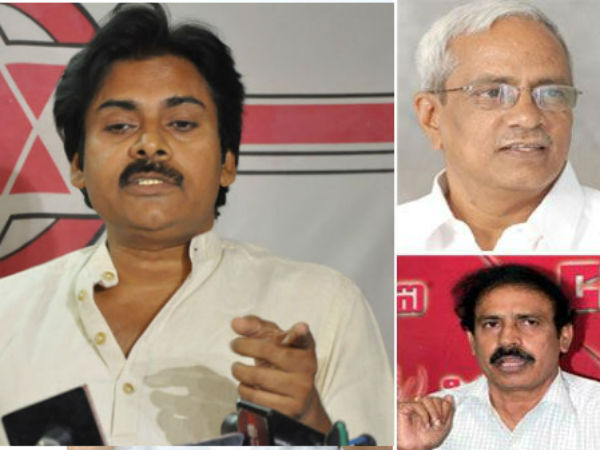 వామపక్ష నేతలకు పవన్ ఫోన్