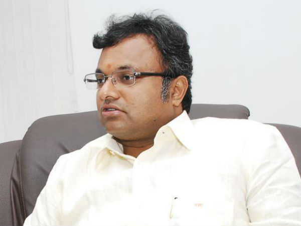 కార్తీని కాదు చిదంబరం మీద !