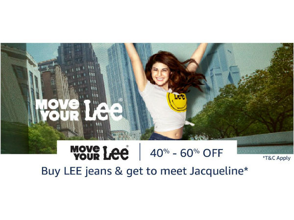 Want 60% Off on Your Next Order? Denim Fest at Amazon: chance to Meet Jacqueline Fernandez Want 60% Off on Your Next Order? Denim Fest at Amazon: chance to Meet Jacqueline Fernandez