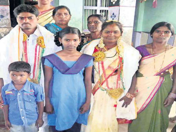 పిల్లల సమక్షంలో ఒక్కటయ్యారు..: