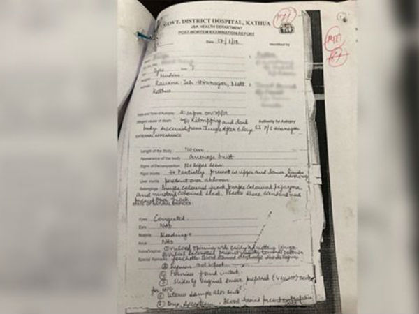 Kathua gangrape victims post-mortem reveals shocking brutality Kathua gangrape victims post-mortem reveals shocking brutality