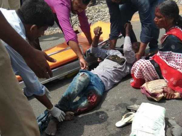 నిడిగొండ వద్ద రోడ్డు ప్రమాదం: