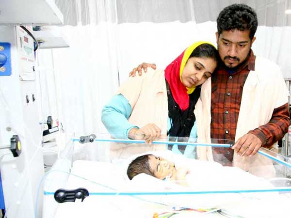 A mother’s struggle to keep her newborn son’s heart beating